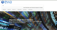Desktop Screenshot of ewaveanalytics.com