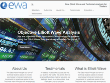 Tablet Screenshot of ewaveanalytics.com